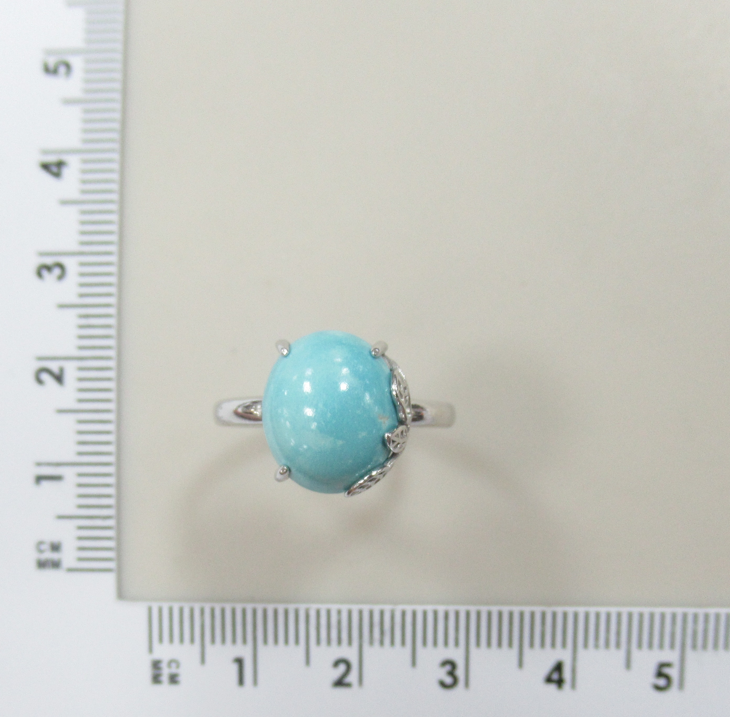 Серебряное кольцо с бирюзой